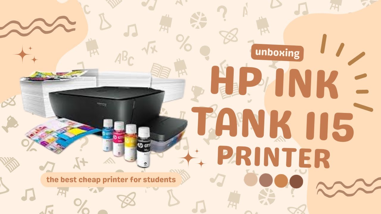 HP Ink Tank 115 Printer Unboxing Best Cheap Quality Printer for
