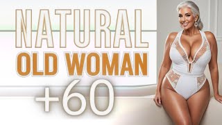 Natural Older Woman Over 50 Attractively Dressed Classy💖Natural Older Ladies Over 60💃Fashion Tips263