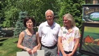 Soiree' on the Porch - Welsh Hills Inn Benefit for United Way of Licking Co. Check Presentation