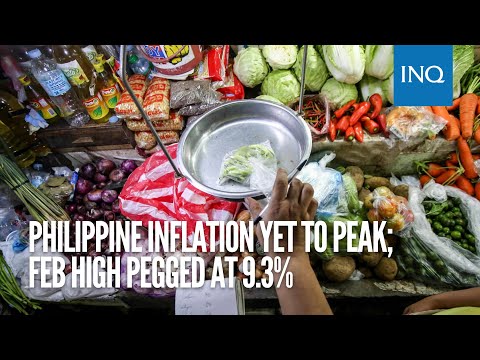 Philippine inflation yet to peak; Feb high pegged at 9.3%