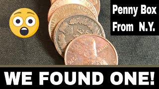 Awesome Penny Box Hunt  Coin Roll Hunting Pennies From New York