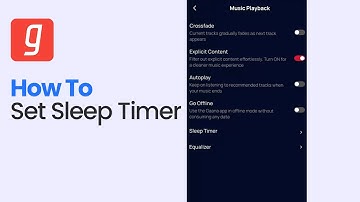 How to Set Sleep Timer on Gaana