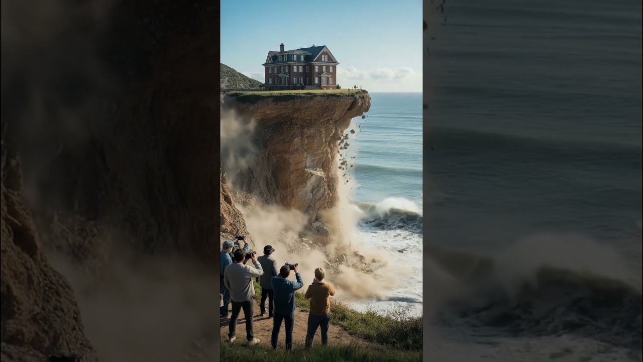 The Cliff Collapse | Ultra-Realistic AI Short Film (Google AI)
