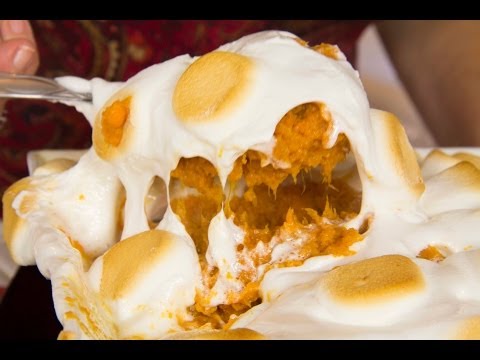 Thanksgiving Recipe Candied Yams With Marshmallows