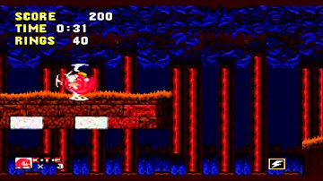 Sonic 2: Return of Shadow-Massacre Temple Speedrun (0:52 with Knuckles)