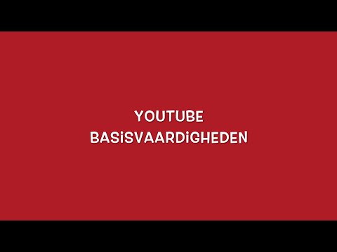 YouTube basisvaardigheden