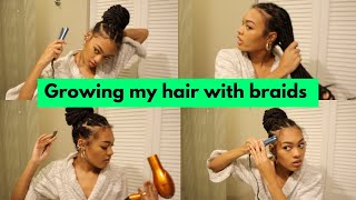 Ultimate Hair Growth with Box Braids | How to Grow Hair Fast with Protective Styles