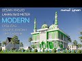 Desain masjid minimalis modern 2 lantai