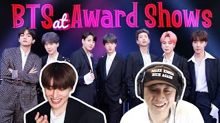 |SUB| Koreans React To  BTS at Award Shows