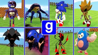 GMOD: All kinds of Sonic // All Sonic-Nextbots █ Garry's Mod █