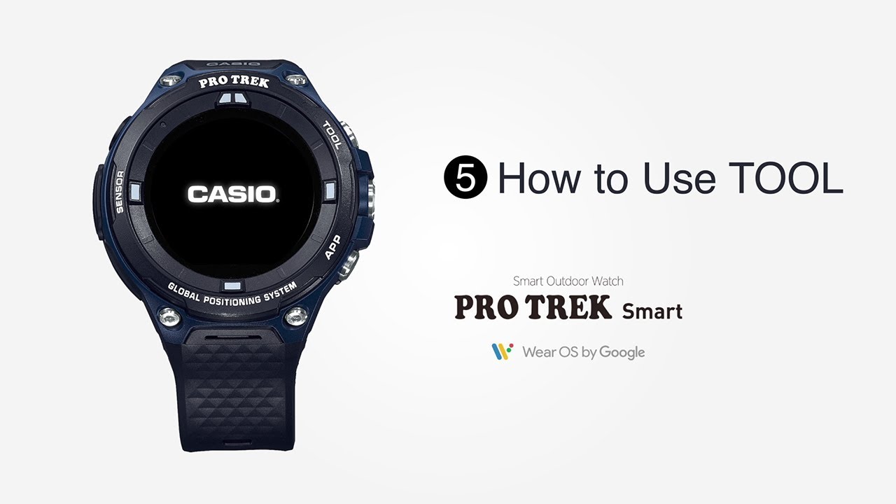 PRO TREK Smart Tips vol.05 -How to use TOOL- | CASIO - YouTube