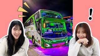 Reaksi Masyarakat Korea Terhadap Budaya Bus Indonesia yang Menarik | Korean react to Indonesian bus
