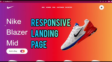 Responsive Landing Page using Reactjs | FlexBox | Material UI | Css
