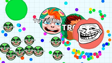 PRO TROLLING NOOB IN AGARIO #4 ( Agar.io Battle Royale Gameplay )