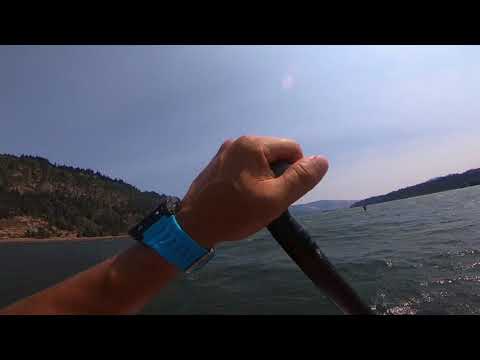 Unedited downwind foil footage