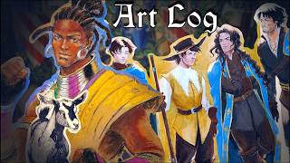 Tempera Book Illustration Pastel Portrait Sketchbook Ink Art Log