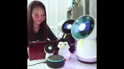 Jibo, WJ1 and BJ2 Playtime with Alexa, the frog game