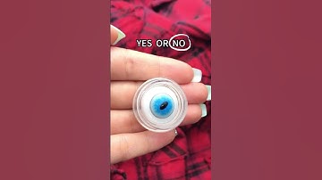 Thumbnail of Guess if u can see through these lenses #fyp #contacts #cosplay #halloween #anime #gothgirl #naruto