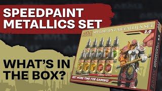 Celebrity Speedpaint Metallics Set | What's in the Box? Profile