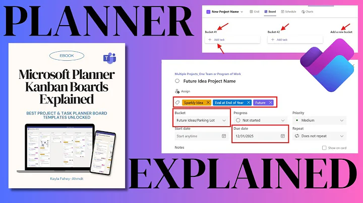 Microsoft Planner Tutorial - How to Create a Kanban Board for Project Management