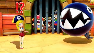 Super Mario Party  Can Peach Pirate Win These All Minigames?