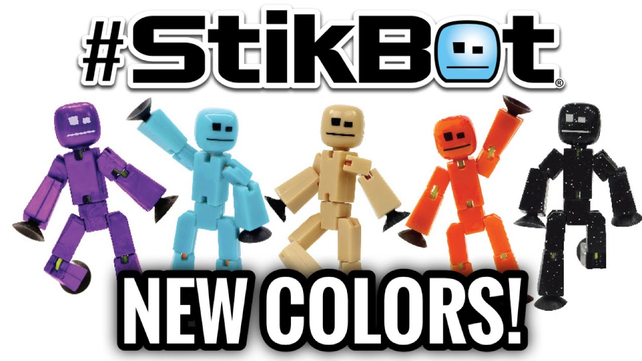 Stikbot - 2023 New Colors Dual Pack Metal Eggplant+Metal Olive