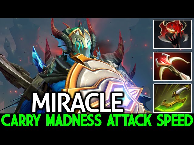 MIRACLE [Sven] Super Carry Madness Attack Speed Raid Boss Dota 2 class=