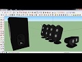 Speed Modeling Logitech X-530 Speakers