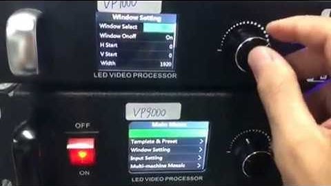 VP1000 operation instruction