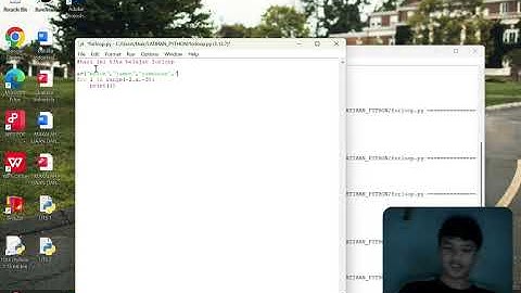 Matakuliah pemograman komputer. Bapak DOSEN ABDURAHAMAN S.T M.T. Tugas forloop pertmuan 15