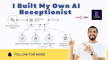 How I Built My Own AI Receptionist to Book Appointments Automatically (Full Workflow Demo)