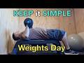 104kg to 80kg - 3rd week of weights starts