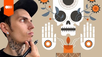 How I draw vector illustrations in 4 steps (Adobe Illustrator)