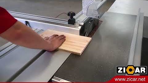 ZICAR New video Sliding table saw MJ6132YII