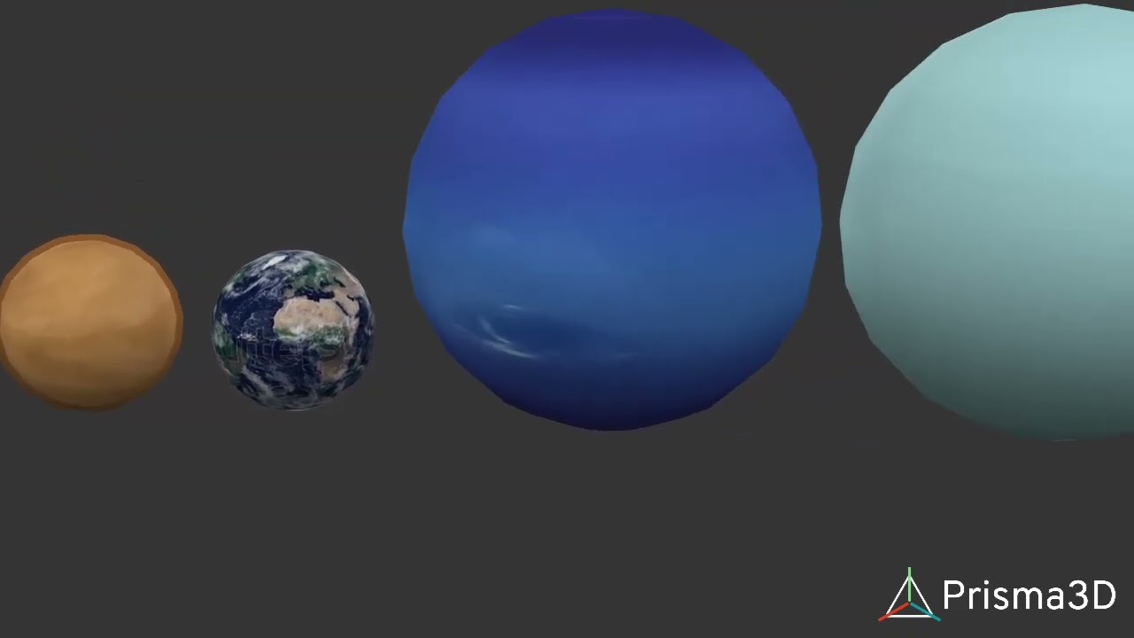 Solar system size comparison V1