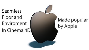 Seamless Floor and Environment In Cinema 4D Made popular by Apple