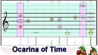 Legend of Zelda Super Epic Medley- 25th Anniversary tribute made in Mario Paint Composer