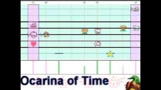 Legend of Zelda Super Epic Medley- 25th Anniversary tribute made in Mario Paint Composer