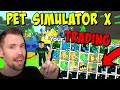 🔴LIVE | TRADING HUGES AND GEMS In Pet Simulator X | Roblox