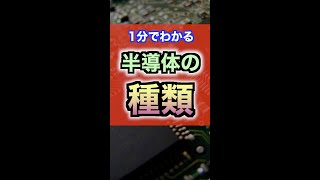 1分で分かる半導体の種類　#Shorts