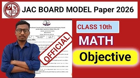 Class 10 Math Model Paper Answer 2026 JAC Board, ll Exam 2026 Jac Model paper Math
