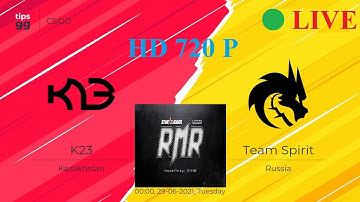 K23 VS Team Spirit | StarLadder CIS RMR 2021 | OVERPASS | CSGO 28 juni 2021