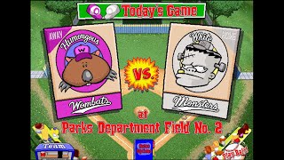 Backyard Baseball 97 Game Highlights Humongous Wombats At White Monsters