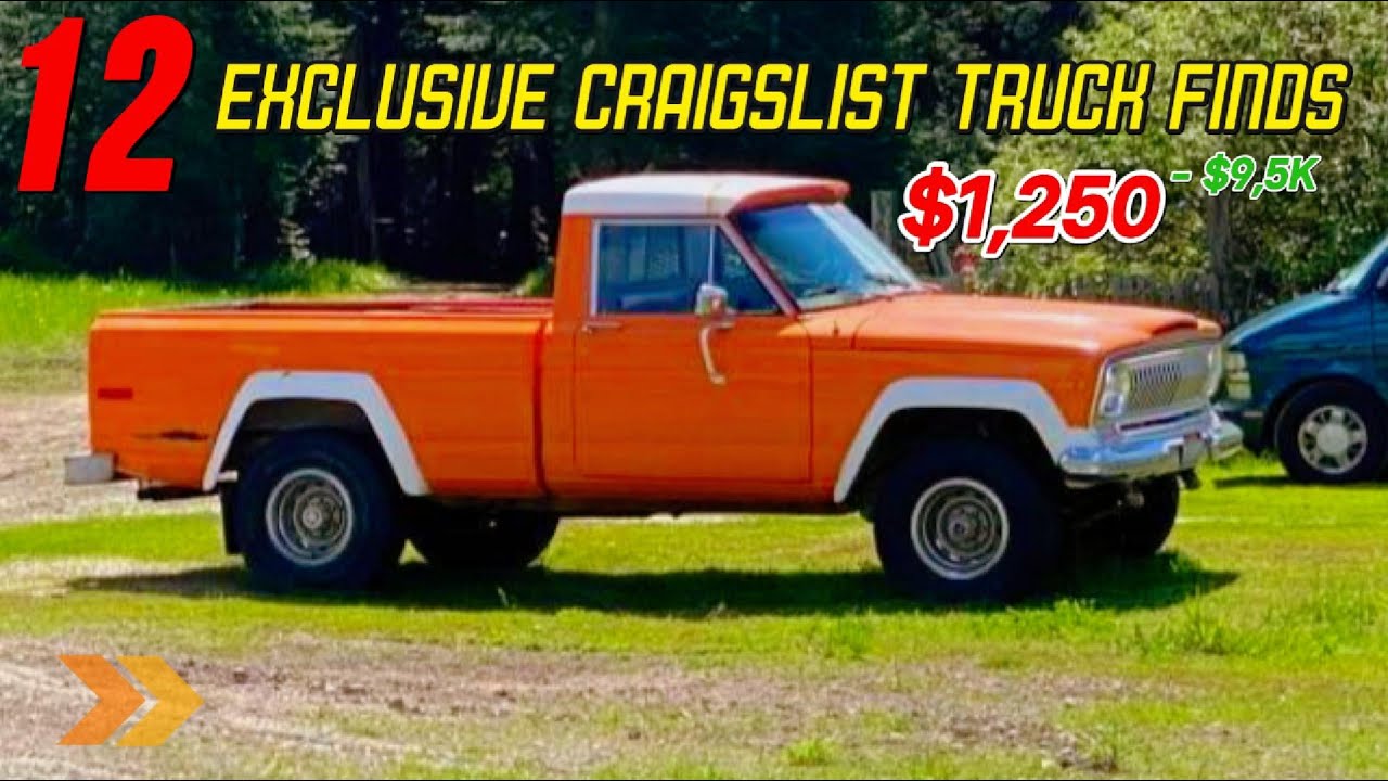 Exclusive Craigslist Finds Rare Trucks You Can't Miss! YouTube