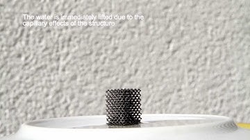 Capillary Effects in 3D Printed Structures