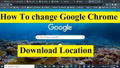 Chrome Download Settings | How To Change Path Of Download Media/Files in Chrome [Hindi]
