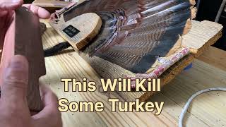 Handmade DIY Turkey Call Woodworking Project Perfect Gift for my Newborn Grandson #Diy #diyprojects