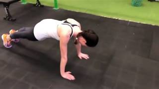 Scap push ups tutorial