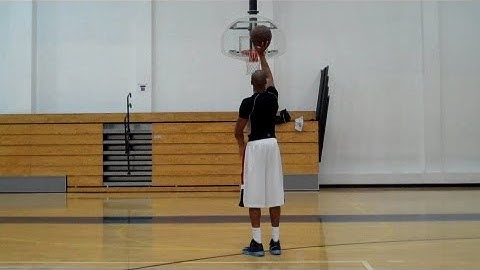 One Step, One Hand Shooting Range Drill | Dre Baldwin