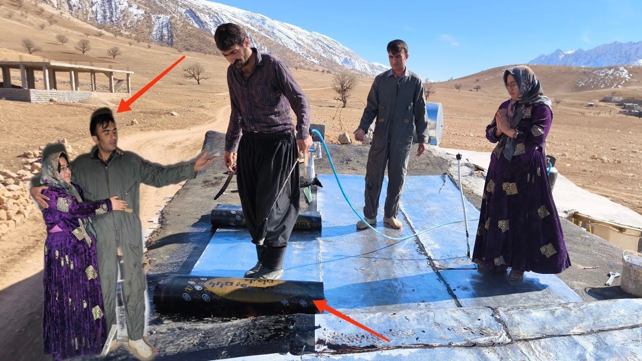 🏡Rebuilding a Dream:Roof Insulation, Endless Love, and a BBQ Party in Farhad and Betul's New Home!🎉💖